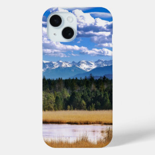 Coque Pour iPhone 15 Montagnes pittoresques Paysage alpin