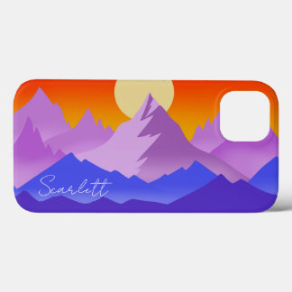 Case-Mate iPhone Case Montagnes Rocheuses Heure Dorée Soleil Art