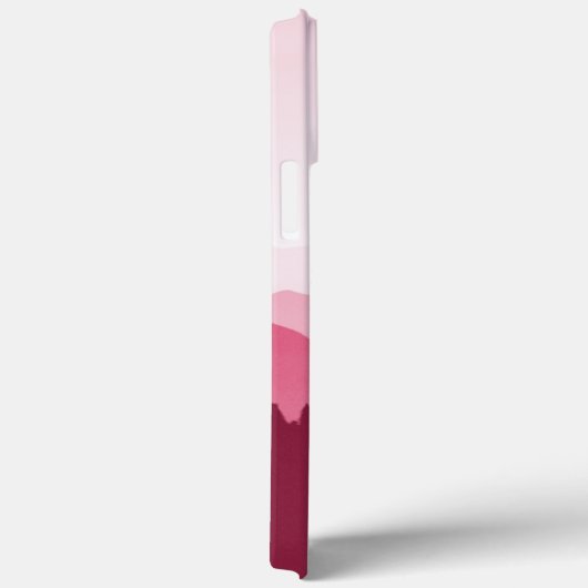 Coques Case-Mate iPhone Montagnes roses (Verso / Droite)