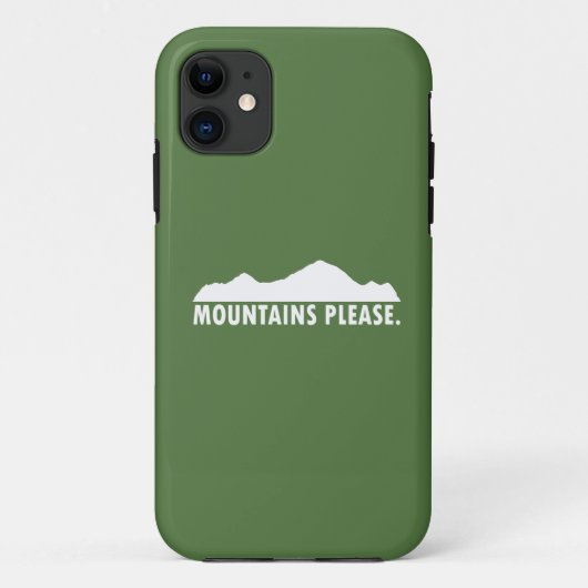 Coques Case-Mate iPhone Montagnes S'Il Vous Plaît (Dos)