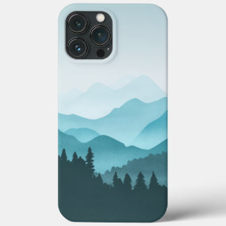 Case-Mate iPhone Case Montagnes turquoises