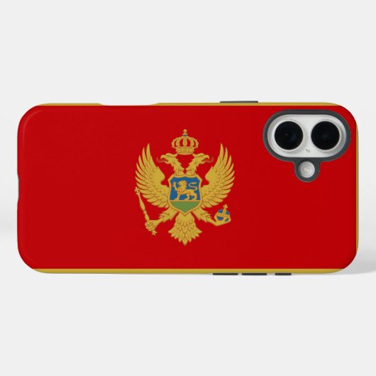 Coques Case-Mate iPhone Monténégro (Verso (horizontal))