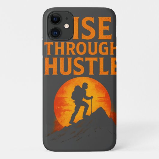 Coques Case-Mate iPhone Monter à travers l'agitation - Citation Motivation (Dos)