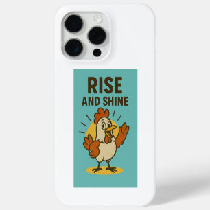 Coque iPhone 15 Pro Max Monter et briller Joyeux poulet