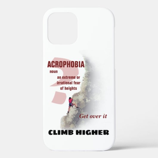 Coques Case-Mate iPhone Monter plus haut - Acrophobie ? (Verso)