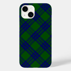 Coque Pour iPhone 14 Montgomery écossais vert bleu plaid