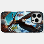 Coques Case-Mate iPhone Montre d'aigle sur les mers d'hiver (Verso (horizontal))