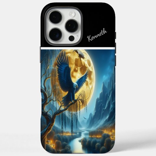 Coques Case-Mate iPhone Montre Lune Aigle (Verso)
