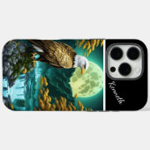 Coques Case-Mate iPhone Montre Lune de l'aigle (Verso (horizontal))