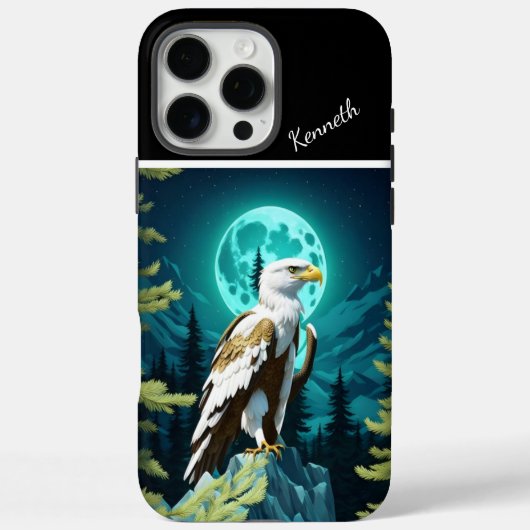 Coques Case-Mate iPhone Montre Lune de l'aigle (Verso)