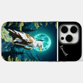 Coques Case-Mate iPhone Montre Lune de l'aigle (Verso (horizontal))