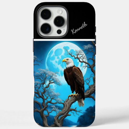 Coques Case-Mate iPhone Montre Lune de l'aigle (Verso)