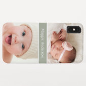 Coques Case-Mate iPhone Montrer vos photos de nouveau-nés (Dos (Horizontal))
