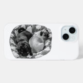 Coques Case-Mate iPhone Montres Douces, Pug Jumelés (Verso (horizontal))