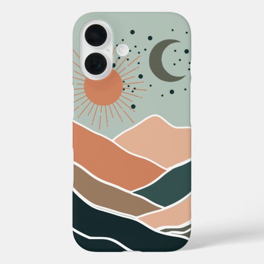 Coques Case-Mate iPhone Monts Sun & Moon (Verso)