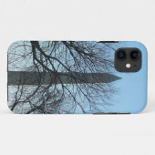 Coques Case-Mate iPhone Monument de Washington dans le paysage d'hiver I (Dos (Horizontal))