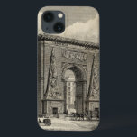iPhone 13 Coque Monument du Drawing of Porte Saint-Denis<br><div class="desc">A great drawing of Porte Saint-Denis, a French monument located in the city of Paris. Built in 1672 to replace a gate in the city wall this drawing depicts the triumphal arch in its early days. This would make a great venft for someone who likes to travel or enjoys French...</div>