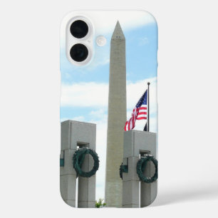Coques iPhone 16 Monument Washington et mémorial de la Seconde Guer