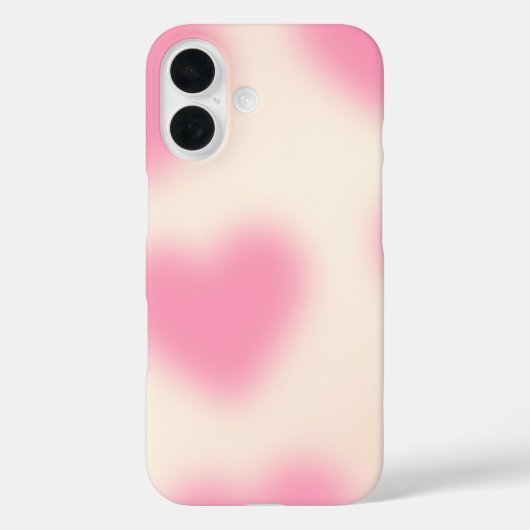 Coques Case-Mate iPhone Moody Esthétique Coeur rose (Verso)
