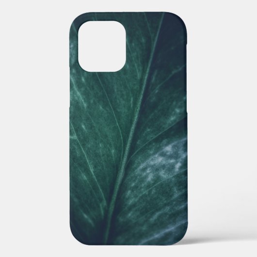 Coques Case-Mate iPhone Moody foncé Design floral feuille (Verso)