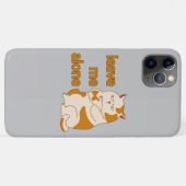 Coques Case-Mate iPhone Moody Grosse cat me laisse tranquille (Dos (Horizontal))