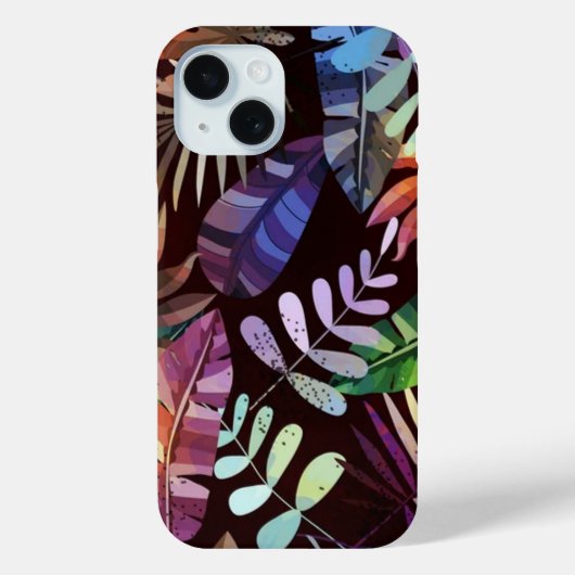 Coques Case-Mate iPhone Moody Tropical Foliage Pattern Phone Case (Verso)