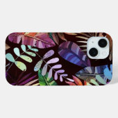 Coques Case-Mate iPhone Moody Tropical Foliage Pattern Phone Case (Verso (horizontal))
