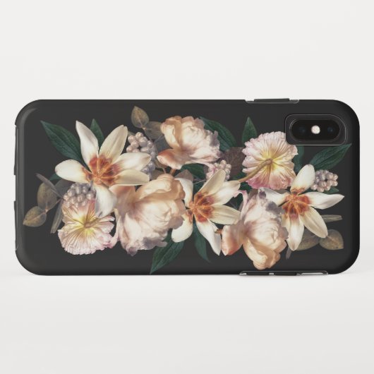 Coques Case-Mate iPhone Moody Tulips et Berries Botanique (Dos (Horizontal))
