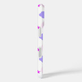 Coques Case-Mate iPhone Moon Cloud Stars foncé violet rose Motif (Verso / Droite)