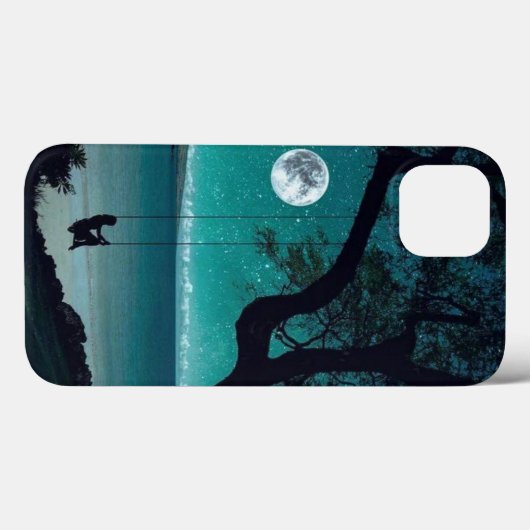 Coques Case-Mate iPhone Moon Light Motif Designer Imprimé Couverture mobil (Verso (horizontal))