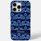 Coques Case-Mate iPhone Moon Magic Stars Coeurs Celestial Midnight Blue (Verso)