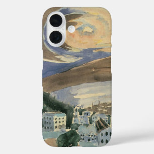 Coques iPhone 16 Moon Over Barcelona de Walter Gramatte