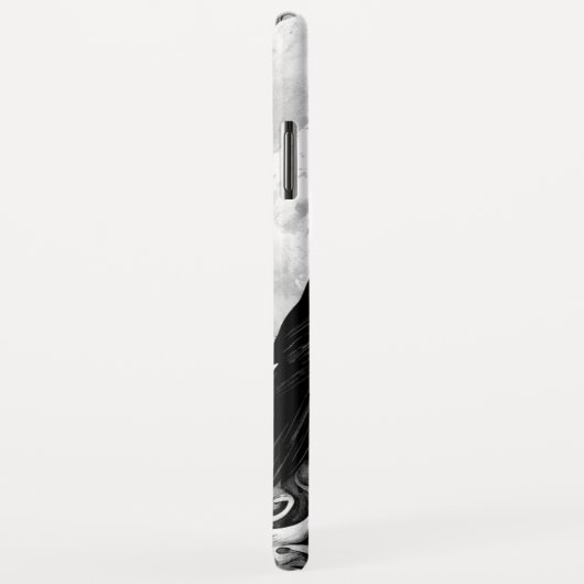 Coques Case-Mate iPhone Moon Raven (Dos/Droite)