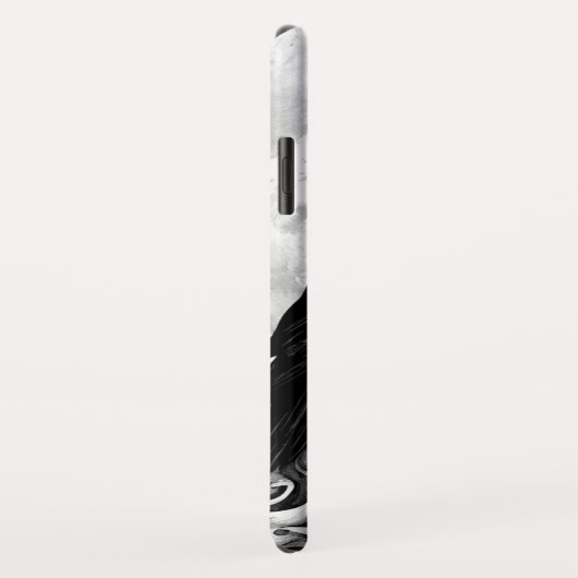 Coques Case-Mate iPhone Moon Raven (Dos/Droite)