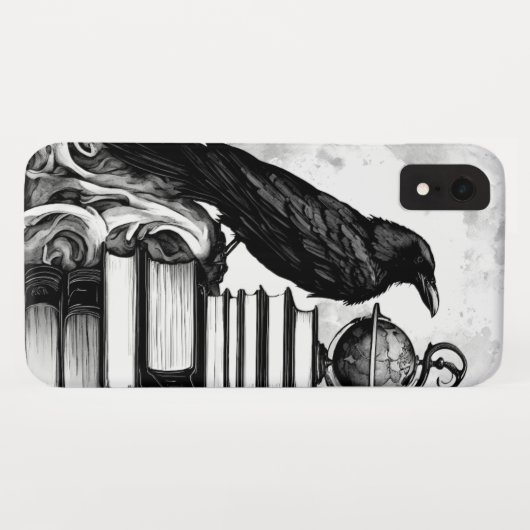 Coques Case-Mate iPhone Moon Raven (Dos (Horizontal))