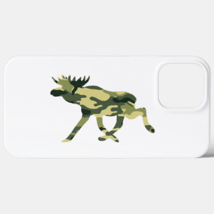iPhone 13 Pro Max Case Moose / Elk Woodland Camouflage / Camo