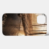 Coques Case-Mate iPhone Morceau de Yellowstone gelé (Verso (horizontal))