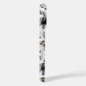 Coques Case-Mate iPhone Morceau en cuir noir (Verso / Droite)