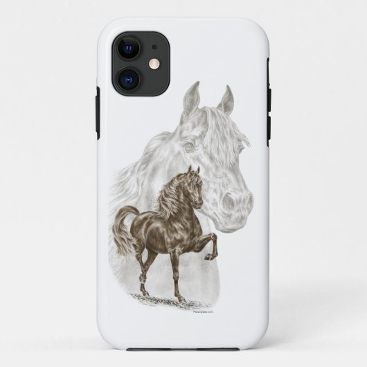 Coques Case-Mate iPhone Morgan Horse Art (Dos)