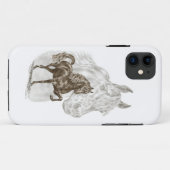 Coques Case-Mate iPhone Morgan Horse Art (Dos (Horizontal))
