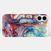 Coques Case-Mate iPhone MORGANA / Magie et mystère, Imaginaire bleu rose (Verso (horizontal))