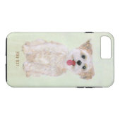 Coques Case-Mate iPhone Morkie Chien Coque-Mate Tough iPhone 8Plus/7 Plus  (Dos (Horizontal))