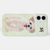 Coques Case-Mate iPhone Morkie Chien Presque Pas Là (Verso (horizontal))
