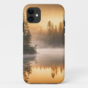 Case-Mate iPhone Case Morning Mist on River in the Pines