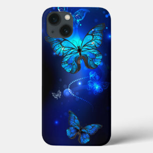 Case-Mate iPhone Case Morpho Butterfly in the Dark Background