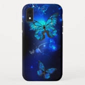 Coques Case-Mate iPhone Morpho Butterfly in the Dark Background (Dos)