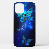 Coques Case-Mate iPhone Morpho Butterfly in the Dark Background (Verso)