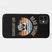 Coques Case-Mate iPhone Mort à l'intérieur mais caféiné (Dos (Horizontal))