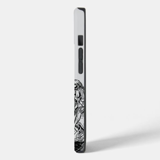 Coques Case-Mate iPhone Mort noire (Verso / Gauche)