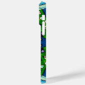 Coques Case-Mate iPhone Mosaic bleu vert Hippie Boho Mandala (Verso / Gauche)